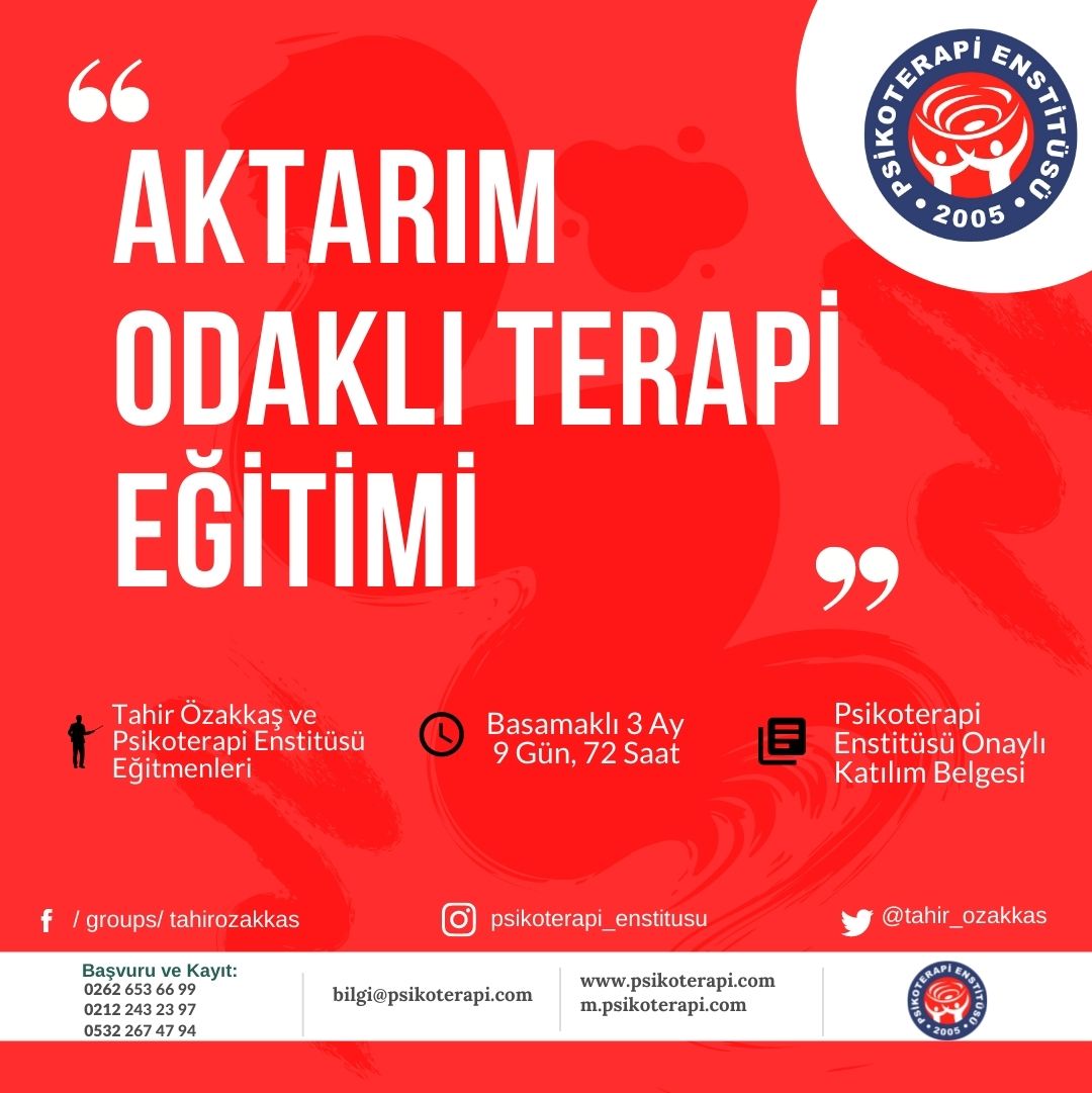 Aktarım Odaklı Terapi Eğitimi