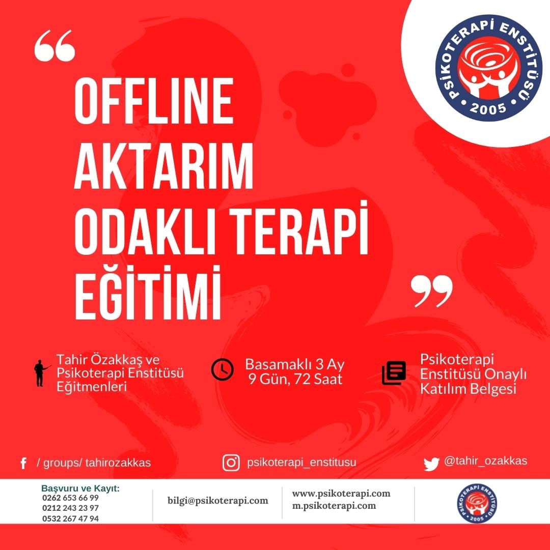 Uzaktan Aktarım Odaklı Terapi Eğitimi